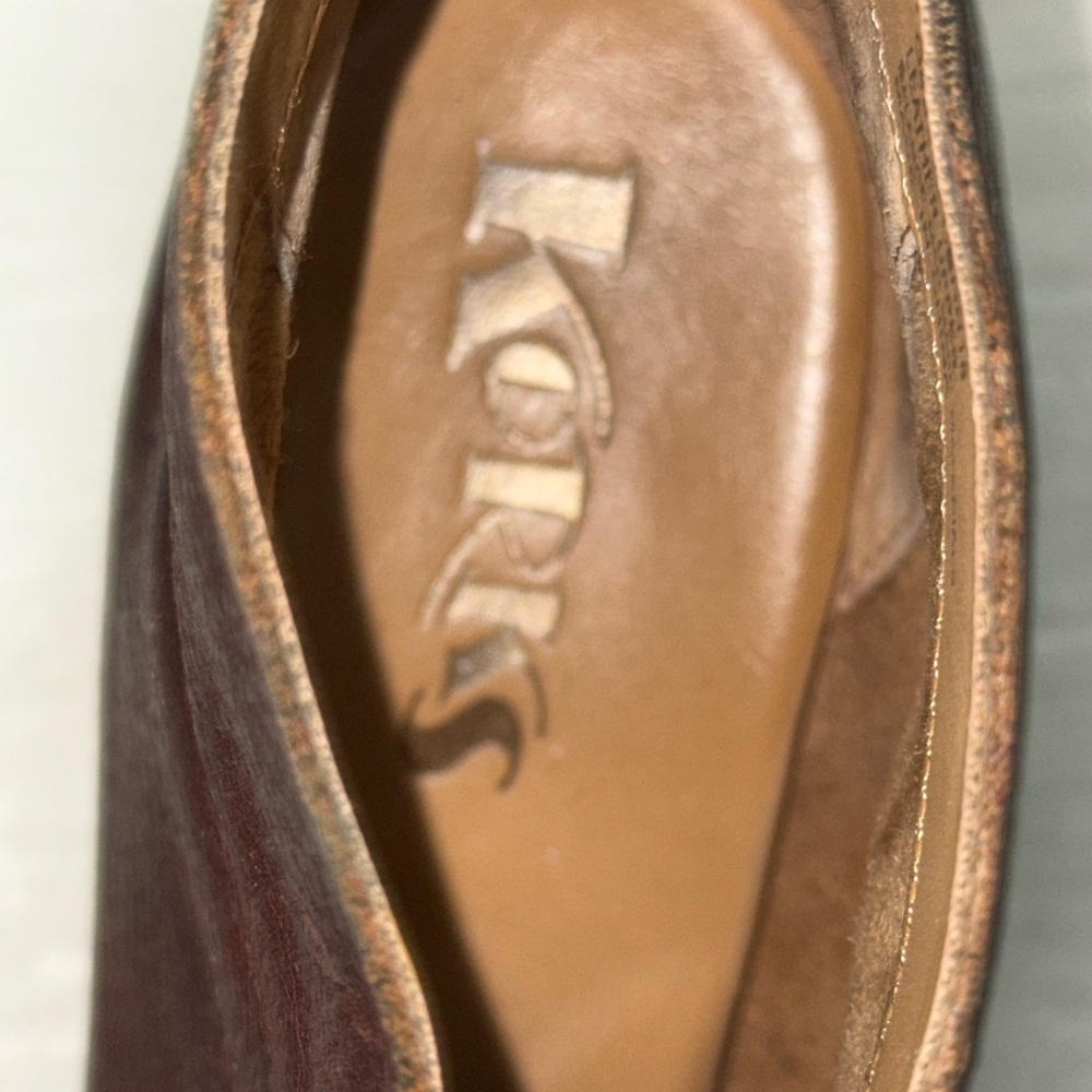 Kork-Ease Rich Brown Leather Booties - Picture 2 of 2